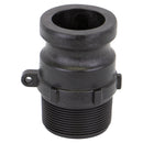 Polypropylene, Type F, Male Adapter x MPT, 1/2 in. to 4 in. Sizes