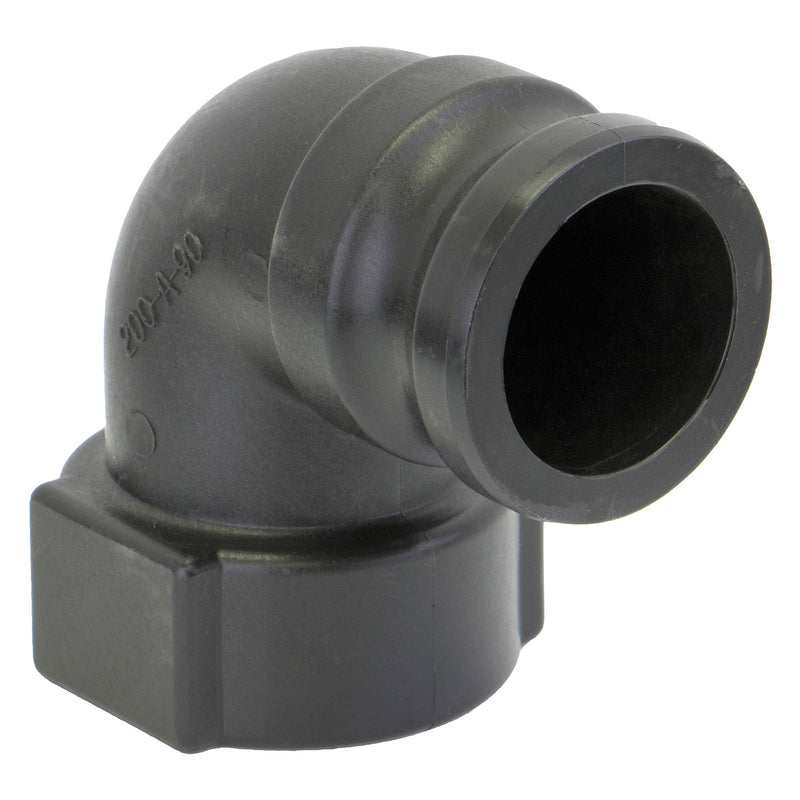 Banjo 200A90 Polypropylene Type A 90 Degree Male Adapter x FPT 1-1/2 in. to 2 in. Sizes