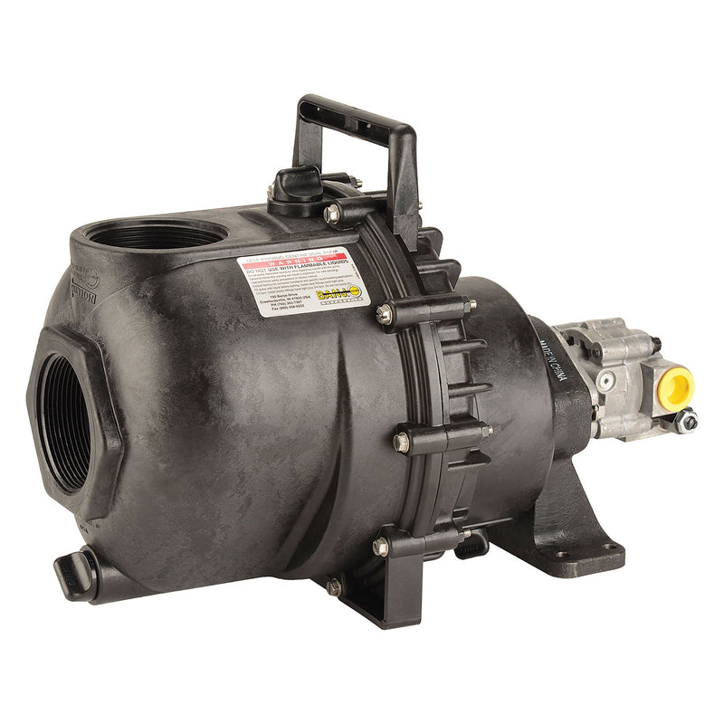 Banjo 3 in. Poly Pump with Hydraulic Motor