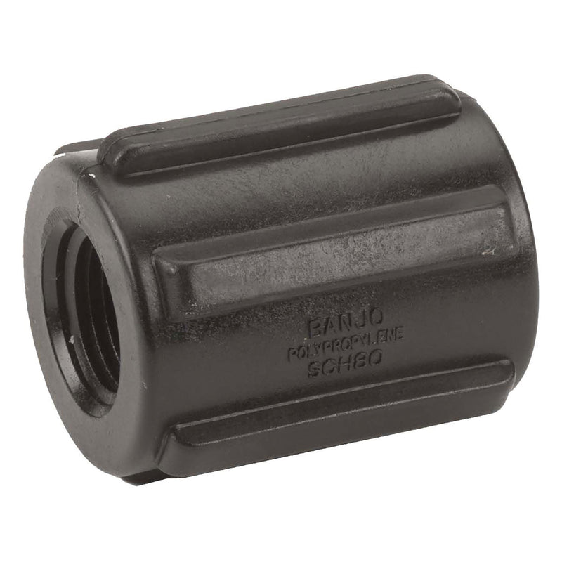 Banjo CPLG050 Polypropylene Coupling FPT 1/4 in. to 3 in. Sizes