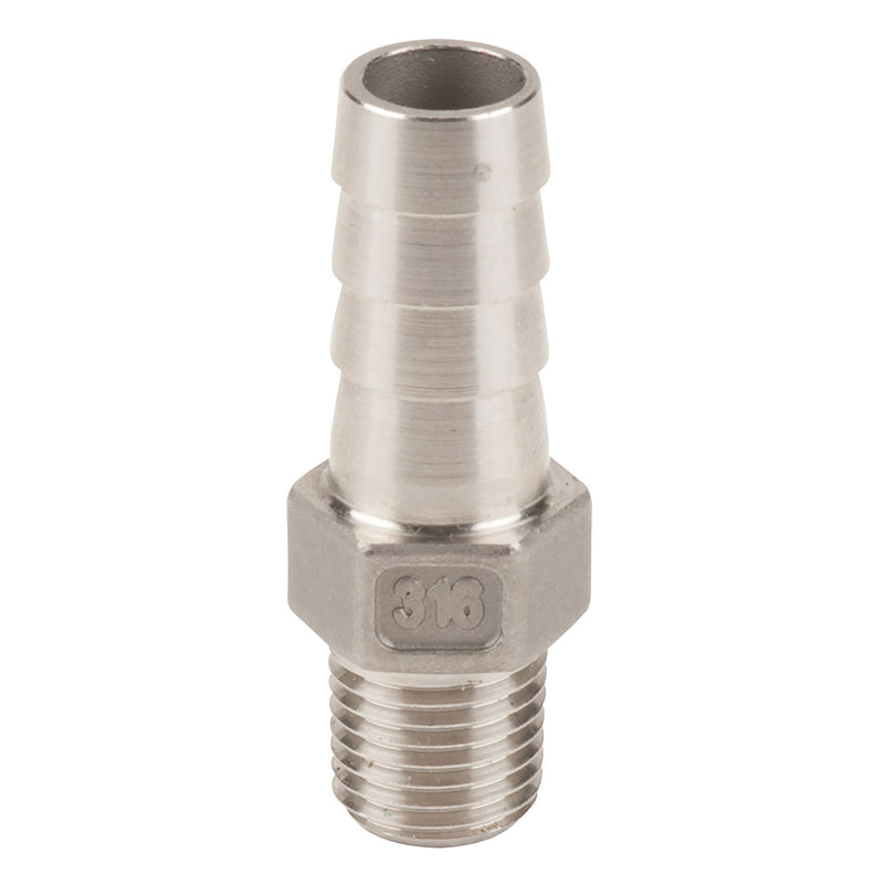 Banjo HB025-050SS 316 Stainless Steel Hose Barb Fitting 1/4 in. to 3 in. Sizes