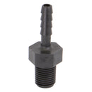Banjo HB025 Polypropylene Straight Hose Barb MPT X HB 1/4 in. to 4 in. Sizes