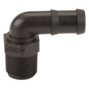 Banjo HB038-90 90 Degree Polypropylene Hose Barb Fitting 1/4 in. to 3 in. Sizes
