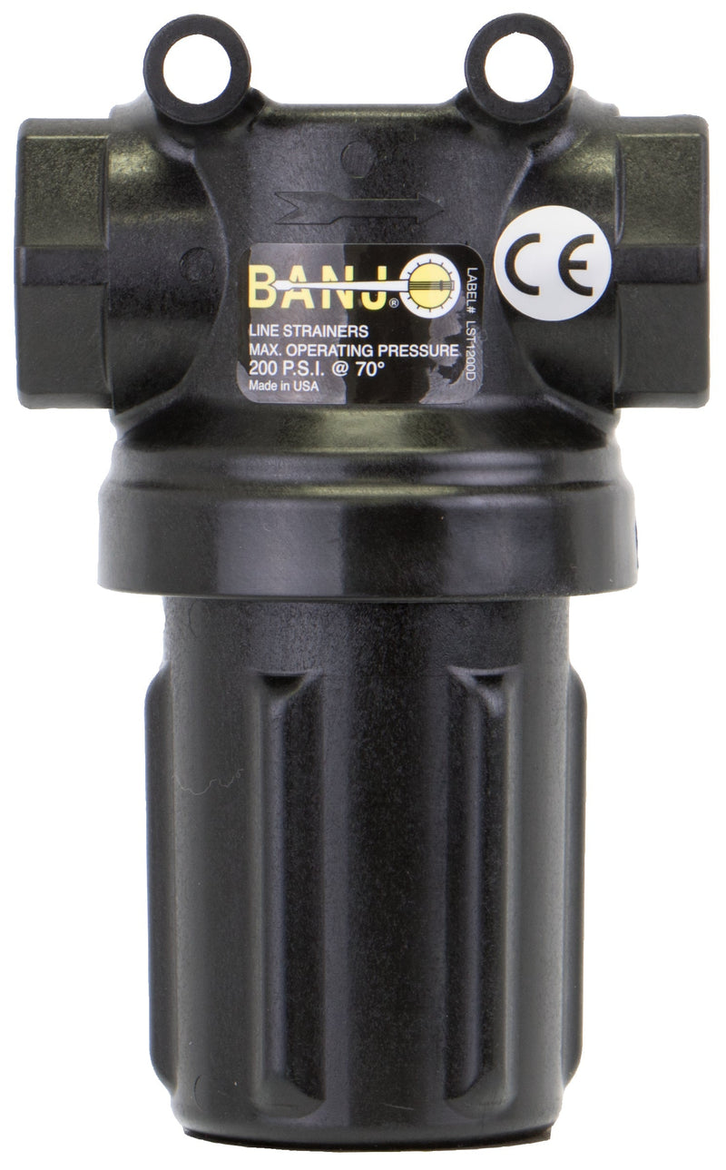 Banjo LSTM075-50 Mini T Strainer Black Bowl 1/2 in. to 3/4 in. Size 30 to 80 Mesh