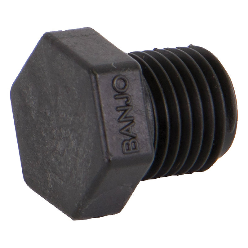 Banjo PLUG025 Polypropylene Plug MPT 1/4 in. to 3 in. Sizes
