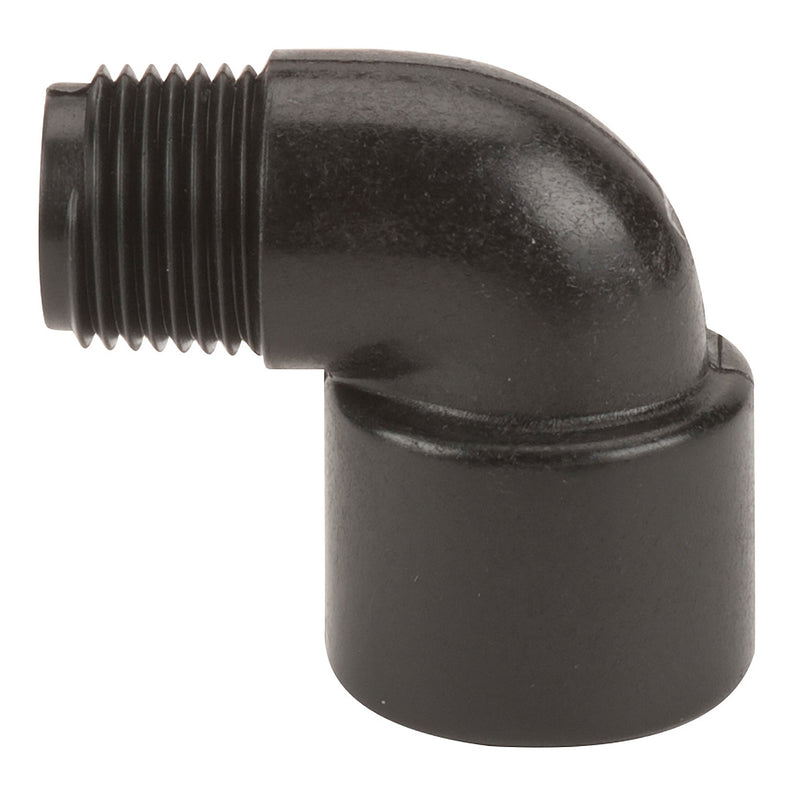 Banjo SL038-90 Polypropylene 90 Degree Street Elbow MPT x FPT 1/4 in. to 3 in. Sizes
