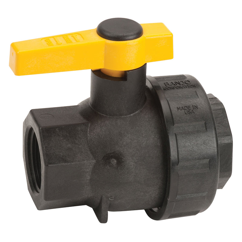 Banjo SUV125FP 1-1/4 in. PP Single Union Ball Valve - S