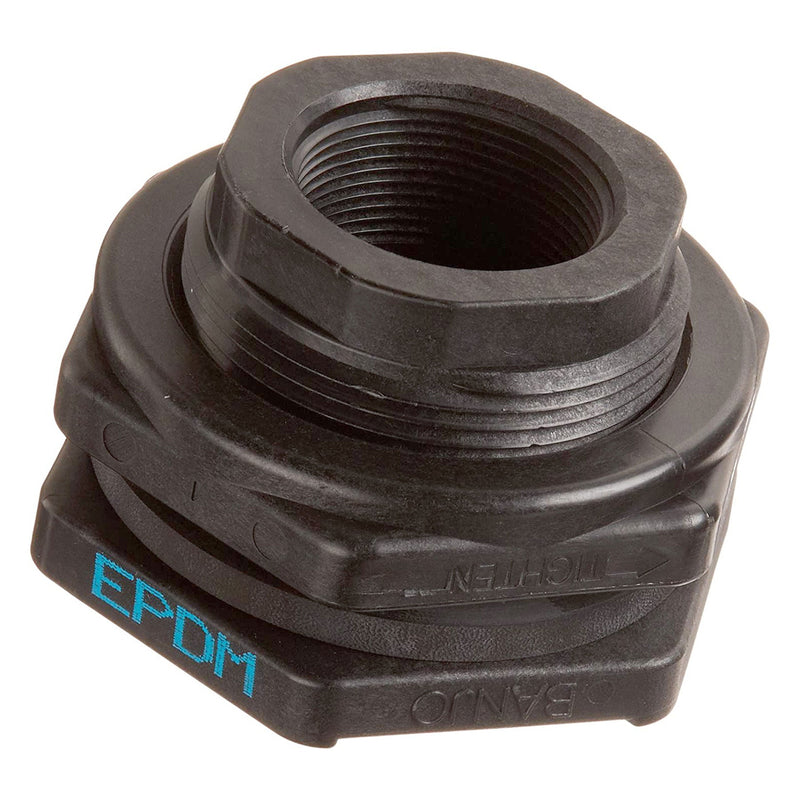 3/4 Stainless Steel Bulkhead Fitting (With EPDM Gasket)