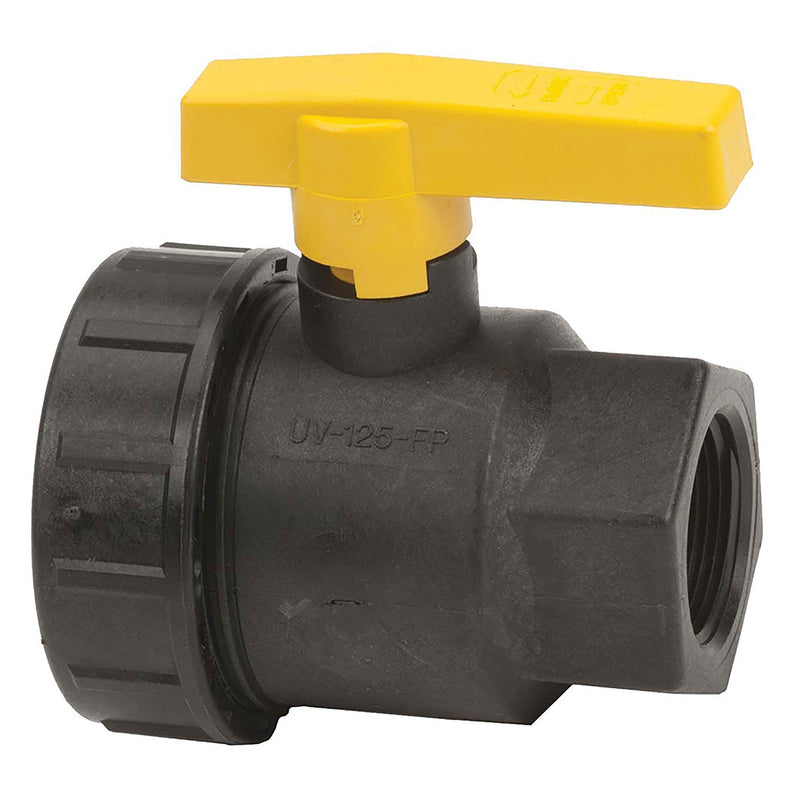 Banjo UV125FP 1-1/4 in. PP Single Union Ball Valve