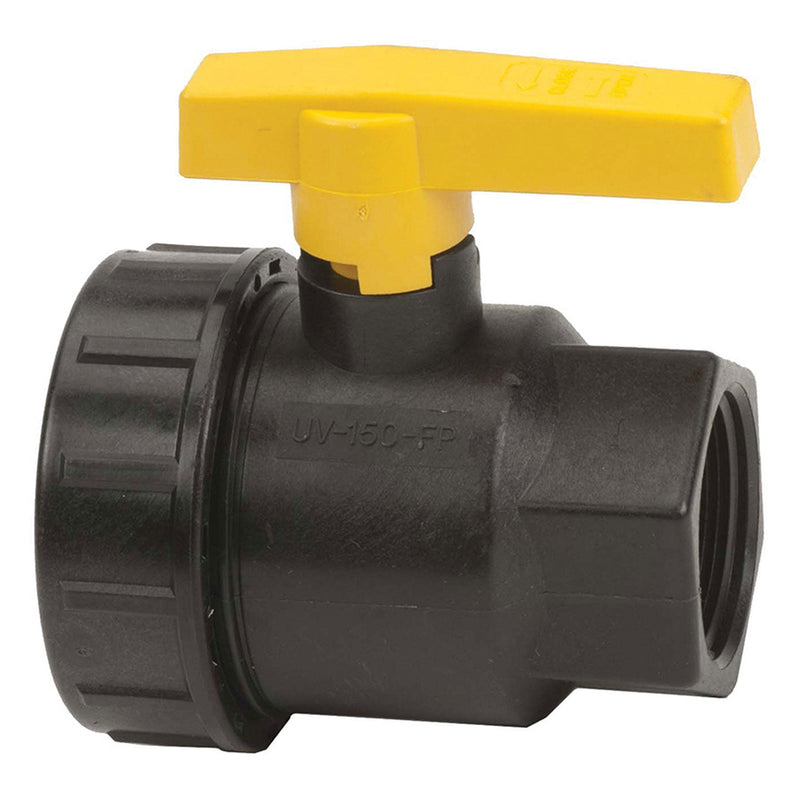 Banjo UV150FP 1-1/2 in. PP Single Union Ball Valve