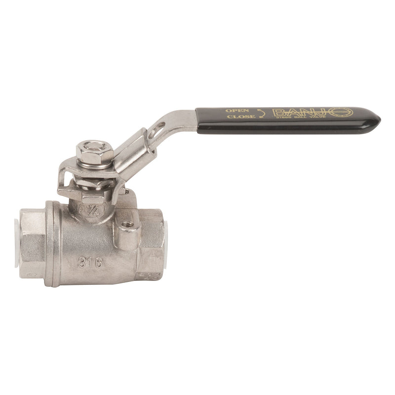 Banjo VSS025 1/4 in. Banjo Stainless Steel Full Port Ball Valve