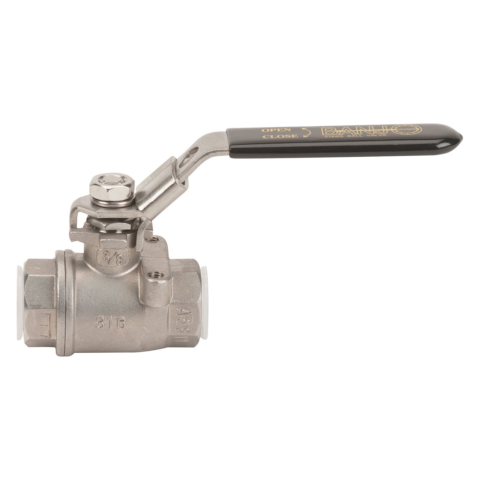 3/8 in. Banjo Stainless Steel Full Port Ball Valve
